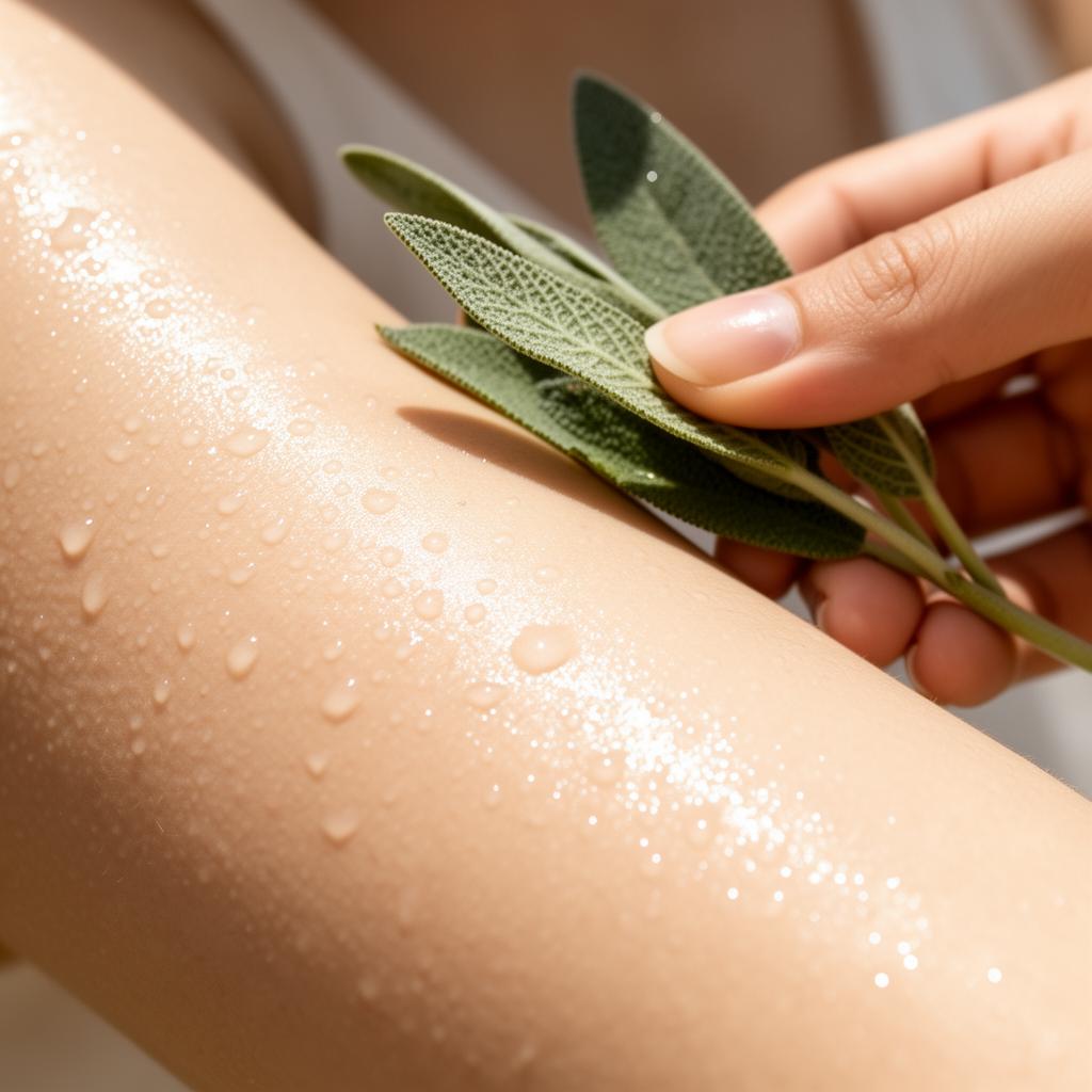 Smooth, glowing skin after using BLK Wax Bar products